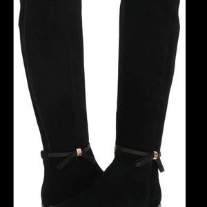Ted Baker Black Suede Boots (8)
